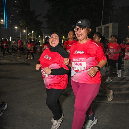 Race photo from SMARTFREN RUN 2026