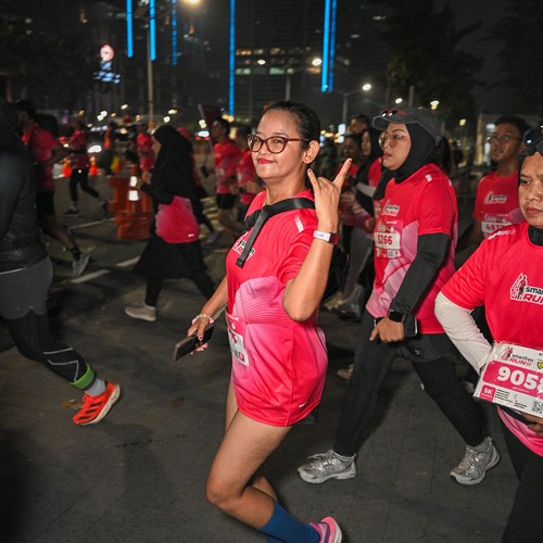 Race photo from SMARTFREN RUN 2026
