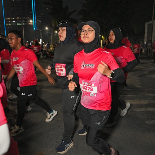 Race photo from SMARTFREN RUN 2026