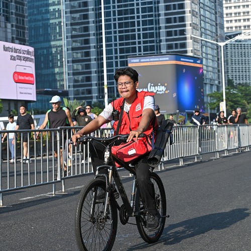 Race photo from SMARTFREN RUN 2026