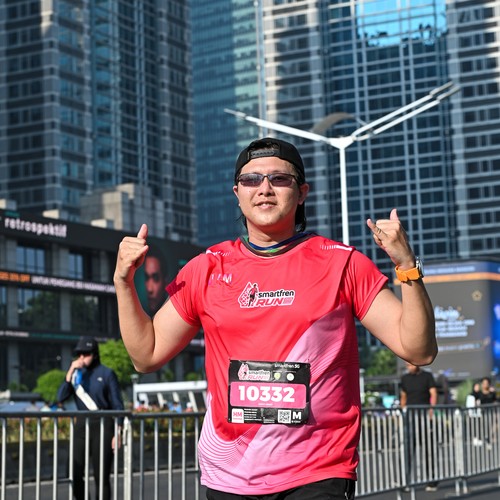 Race photo from SMARTFREN RUN 2026
