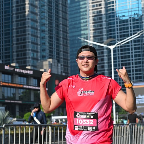 Race photo from SMARTFREN RUN 2026