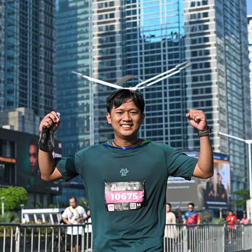Race photo from SMARTFREN RUN 2026