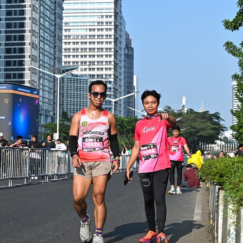 Race photo from SMARTFREN RUN 2026