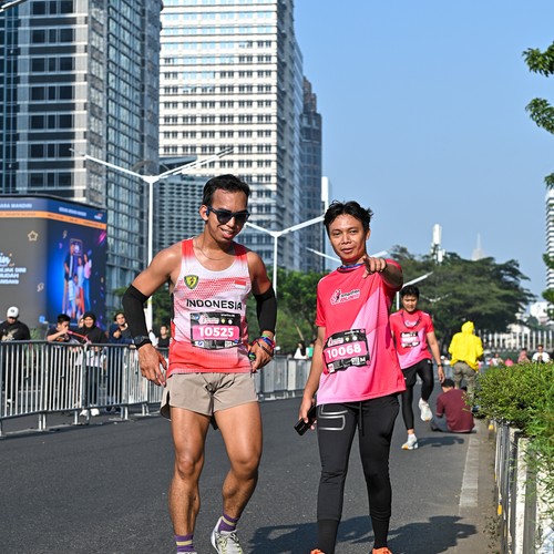 Race photo from SMARTFREN RUN 2026