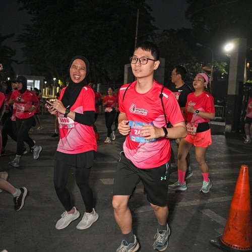 Race photo from SMARTFREN RUN 2026