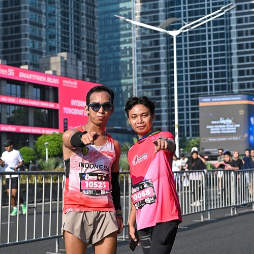 Race photo from SMARTFREN RUN 2026