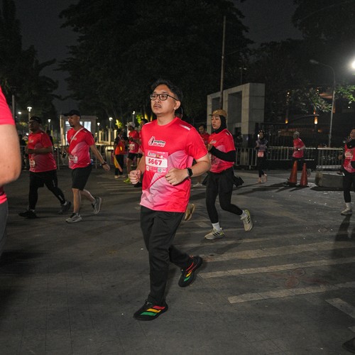 Race photo from SMARTFREN RUN 2026