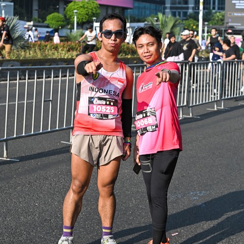 Race photo from SMARTFREN RUN 2026