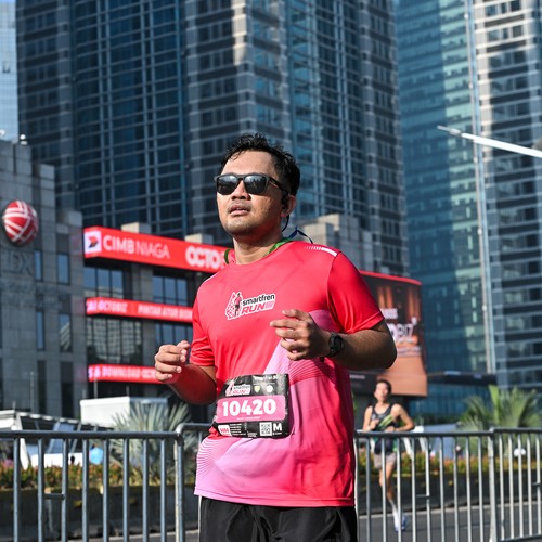 Race photo from SMARTFREN RUN 2026