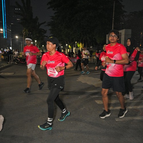 Race photo from SMARTFREN RUN 2026