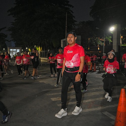 Race photo from SMARTFREN RUN 2026