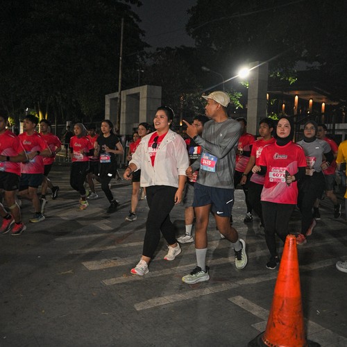 Race photo from SMARTFREN RUN 2026