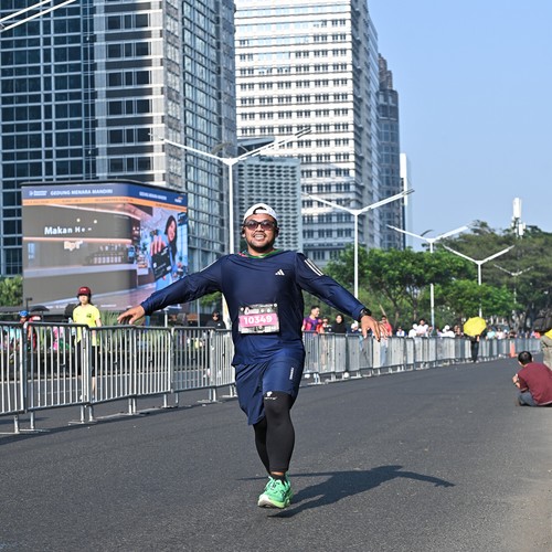 Race photo from SMARTFREN RUN 2026