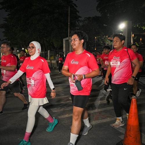 Race photo from SMARTFREN RUN 2026