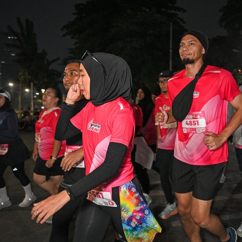 Race photo from SMARTFREN RUN 2026