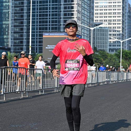 Race photo from SMARTFREN RUN 2026