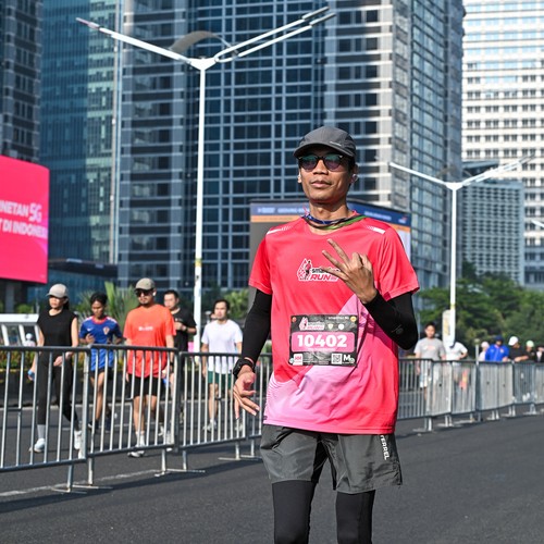 Race photo from SMARTFREN RUN 2026