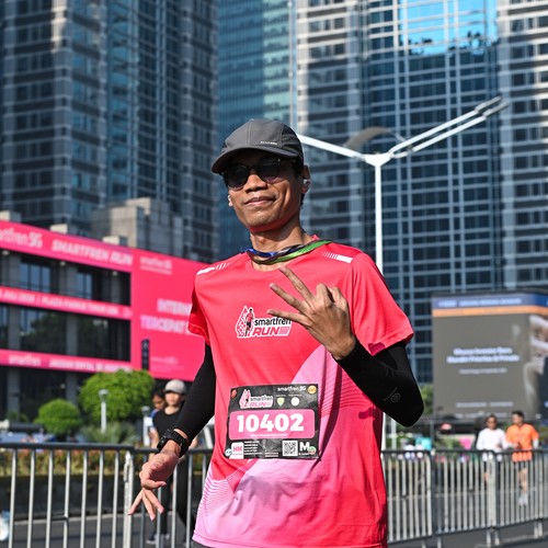 Race photo from SMARTFREN RUN 2026