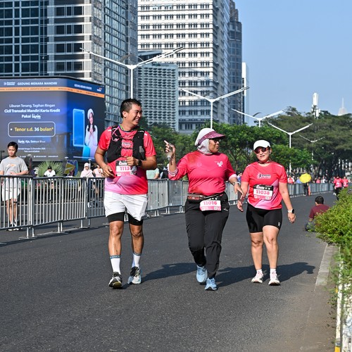 Race photo from SMARTFREN RUN 2026