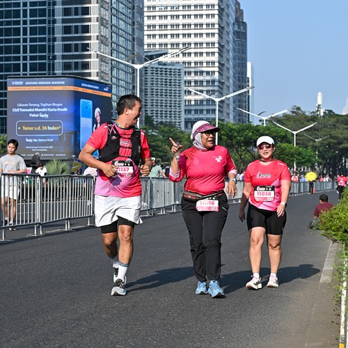Race photo from SMARTFREN RUN 2026