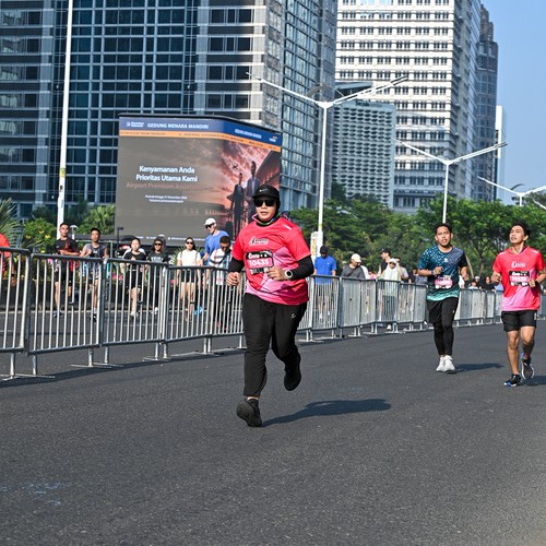 Race photo from SMARTFREN RUN 2026