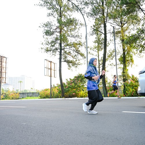 Race photo from BOGORUN 2026