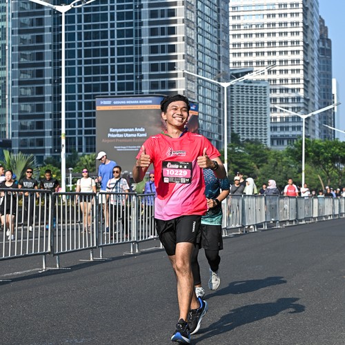 Race photo from SMARTFREN RUN 2026