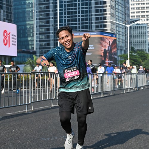 Race photo from SMARTFREN RUN 2026