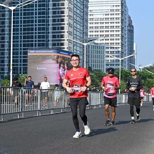 Race photo from SMARTFREN RUN 2026