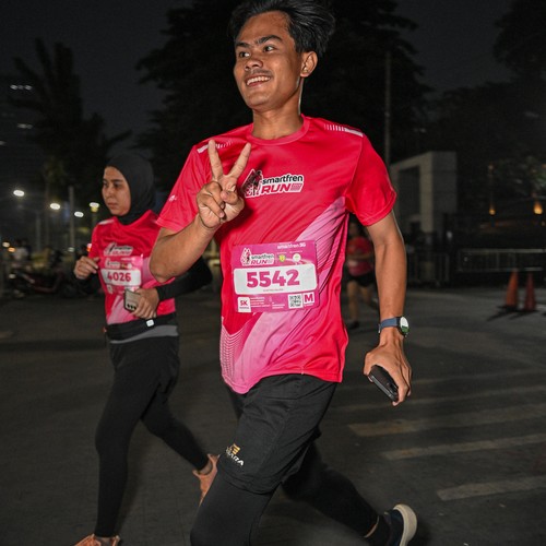 Race photo from SMARTFREN RUN 2026
