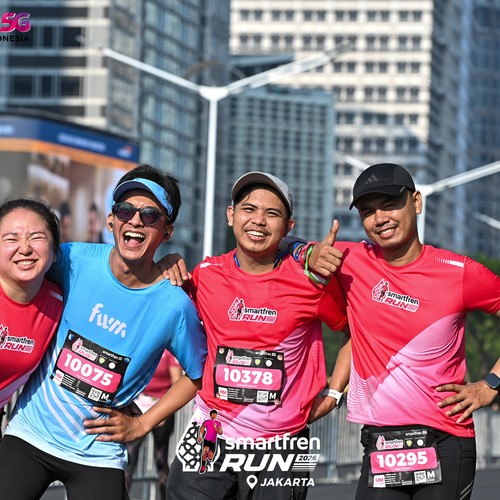 Race photo from SMARTFREN RUN 2026