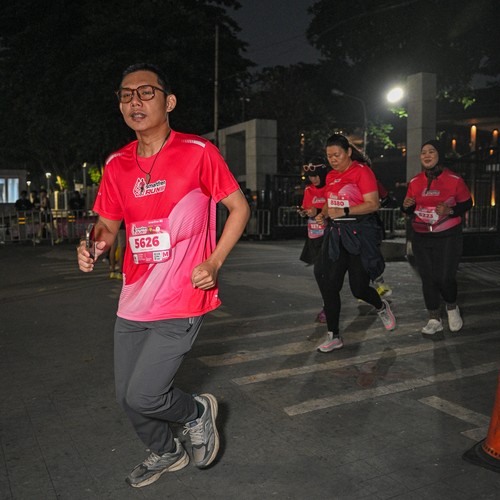 Race photo from SMARTFREN RUN 2026