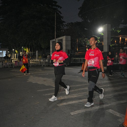 Race photo from SMARTFREN RUN 2026