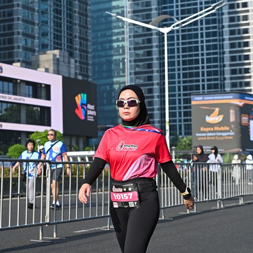 Race photo from SMARTFREN RUN 2026