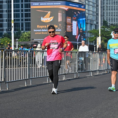 Race photo from SMARTFREN RUN 2026