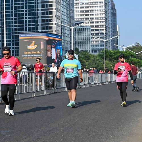 Race photo from SMARTFREN RUN 2026
