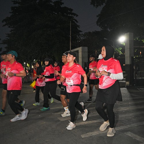 Race photo from SMARTFREN RUN 2026