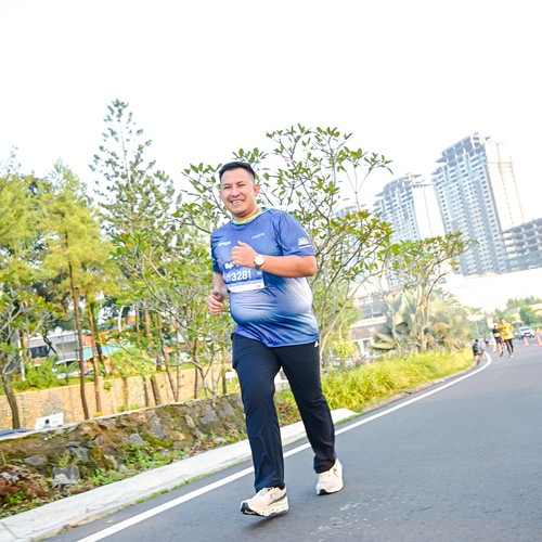 Race photo from BOGORUN 2026
