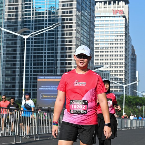 Race photo from SMARTFREN RUN 2026