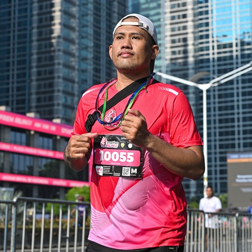 Race photo from SMARTFREN RUN 2026