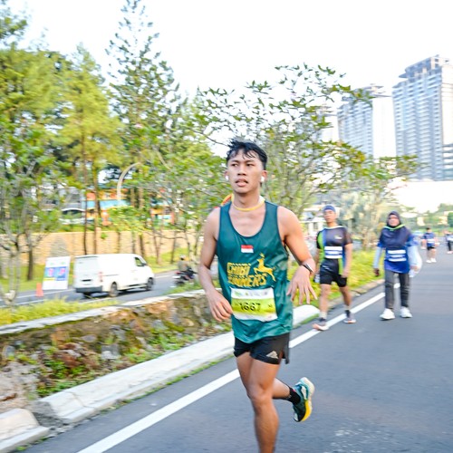 Race photo from BOGORUN 2026