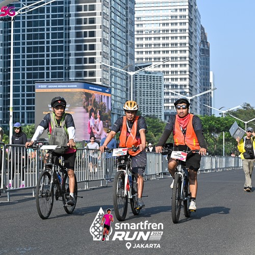 Race photo from SMARTFREN RUN 2026