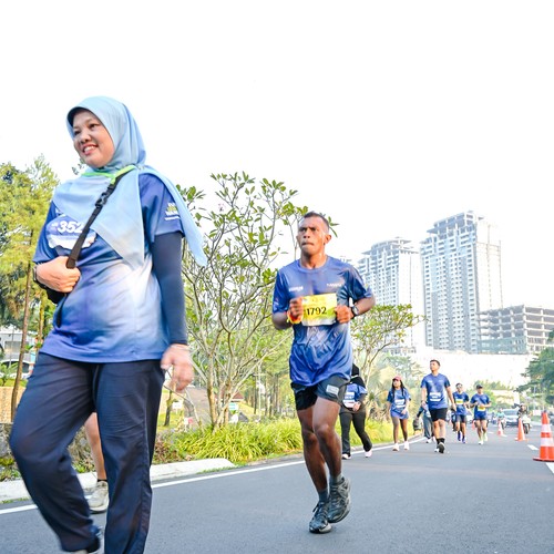 Race photo from BOGORUN 2026