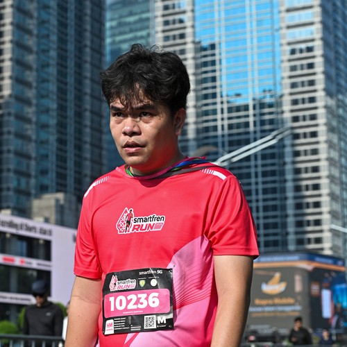 Race photo from SMARTFREN RUN 2026