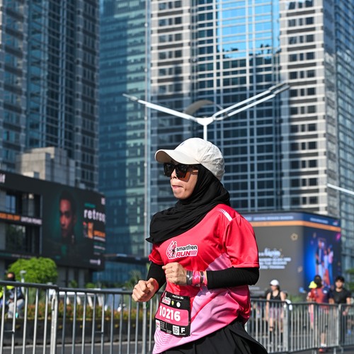 Race photo from SMARTFREN RUN 2026