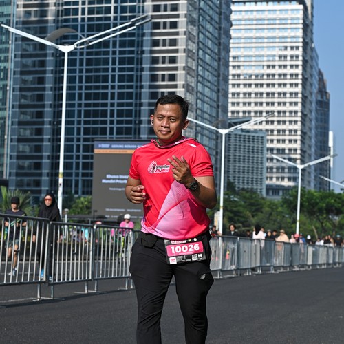 Race photo from SMARTFREN RUN 2026