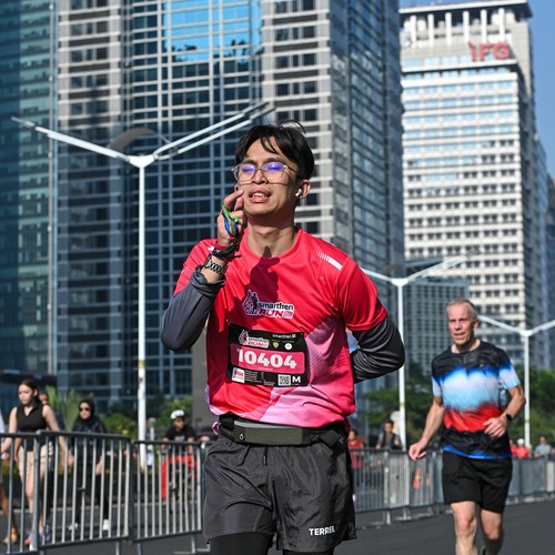 Race photo from SMARTFREN RUN 2026