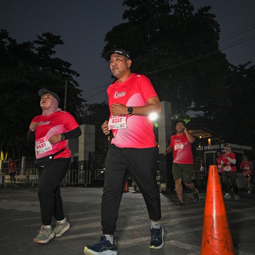 Race photo from SMARTFREN RUN 2026