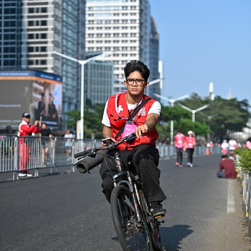 Race photo from SMARTFREN RUN 2026